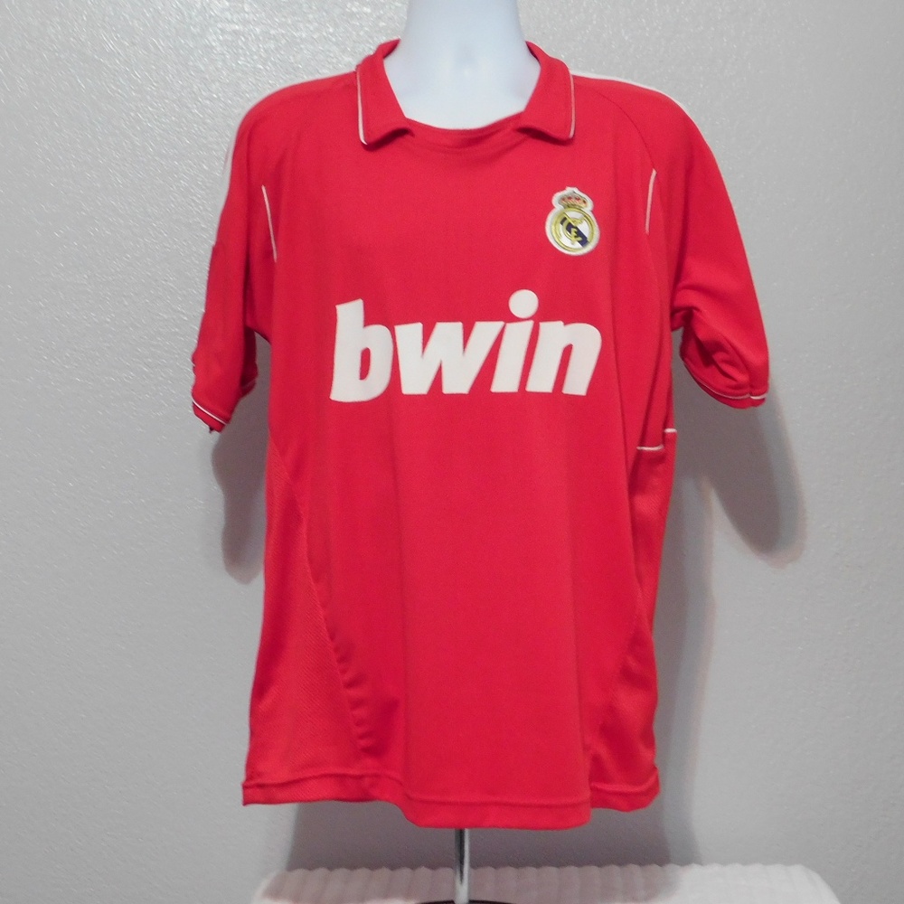Real Madrid Soccer Bwin  Red Jersey
